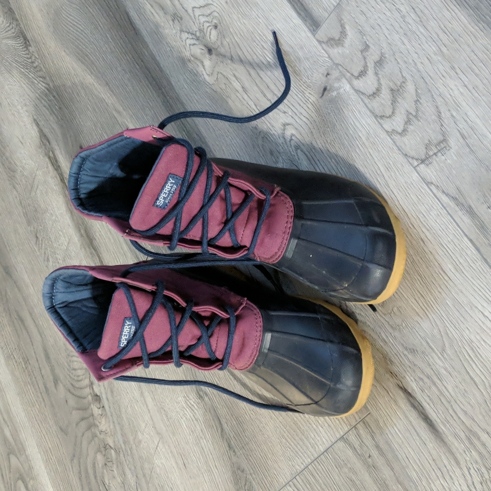 Sperry Girls Port Boot Size 5 Rain Snow Boots